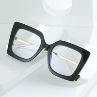 anti blue light optical glasses frame square transparent decorative eyeglasses 2022 fashion aesthetic lenses y2k luxury vintage