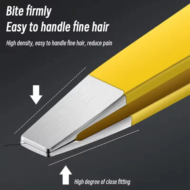 4 шт. пинцеты для бровей из нержавеющей стали