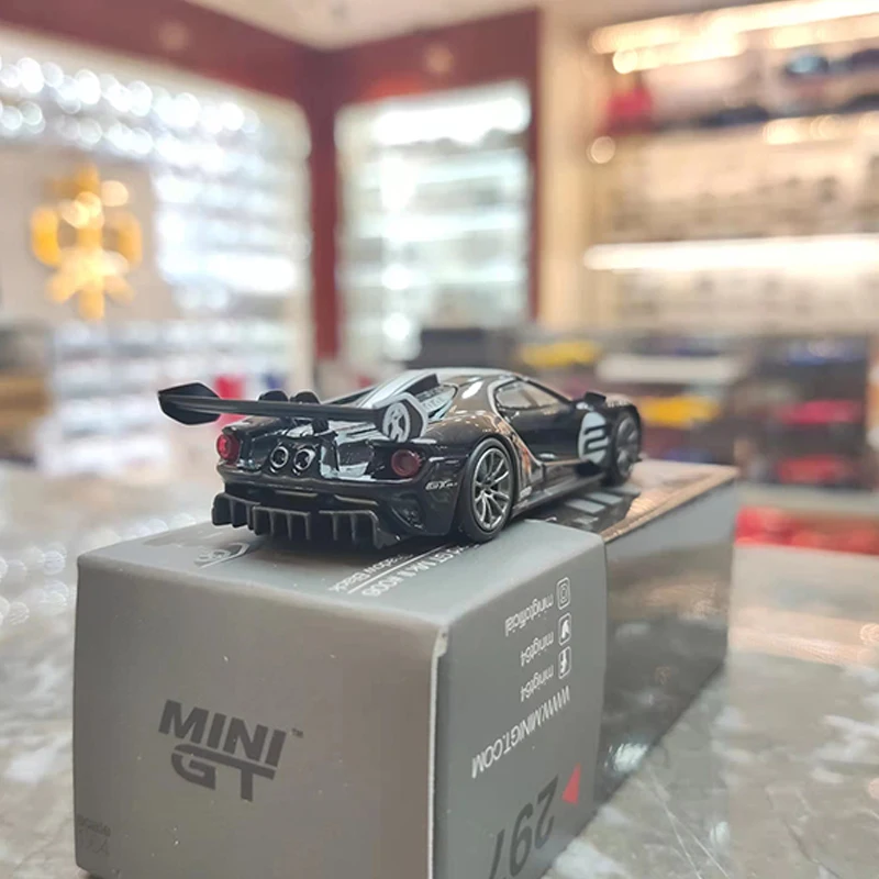 Mini GT 1:64 Model Car MK II #006 Alloy Die-cast Vehicle #297 LHD Shadow Black | Railed/Motor/Cars/Bicycles