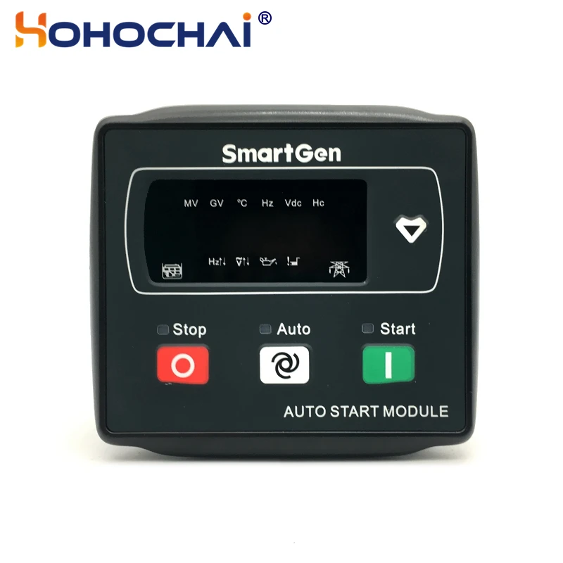 Smartgen Mgc120 Pequeno Genconjunto Controlador Display Led Parada de Início Automático Ats Interruptor do Painel Controle Gerador a Gasolina Conjunto Parte