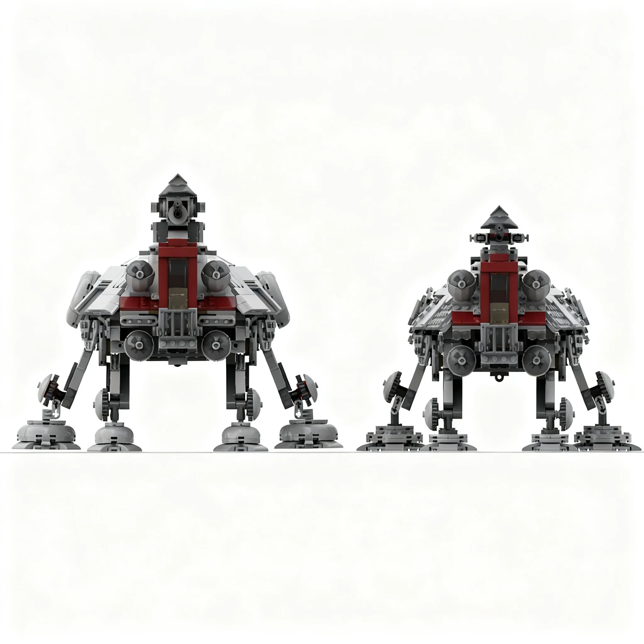 Фото 1336 деталей MOC UCS AT-TE - Минифигурка с интерьером, серия Star Battle Ultimate Collector, модель из строительных блоков, рождественский подарок, игрушка №4
