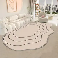 Cashmere-like irregular living room carpet luxury advanced Japanese-style minimalist bedroom home sofa coffee table carpet