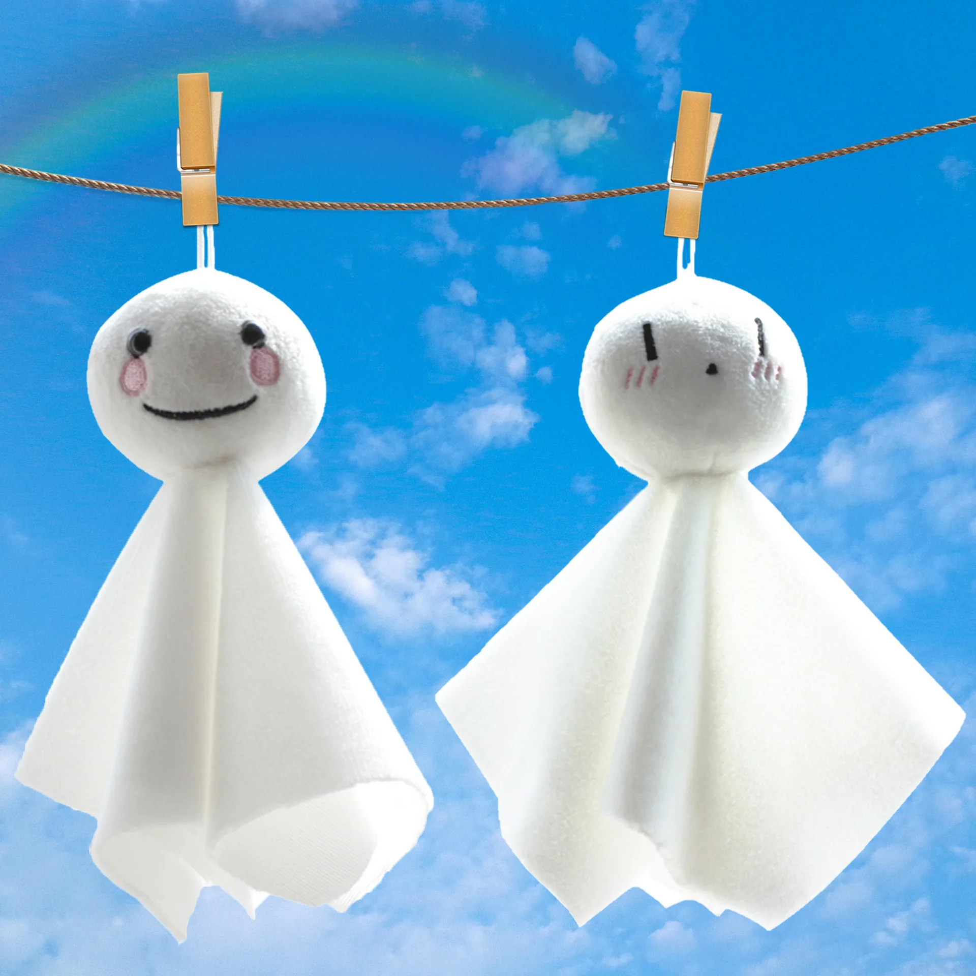 

Kawaii Anime Plush Pendant Birthday Holiday Gift Ornament Sunny Smiley Children Schoolbag Doll Keychain Toy