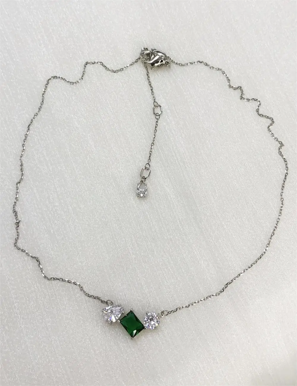 Женское модное ювелирное ожерелье с подвеской из камней циркония классическая