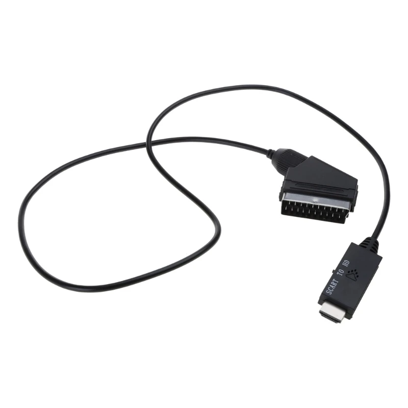 Функциональный кабель-конвертер совместимый с Scart-HDMI. Отличный точный