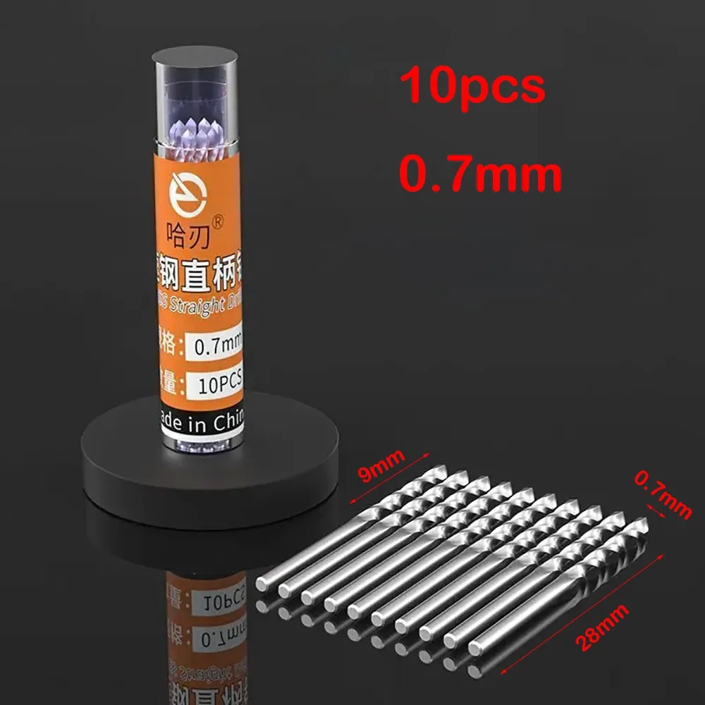 

Сверло с жестким прямым хвостовиком, мини-высокоскоростное стальное сверло из быстрорежущей стали, спиральное сверло по металлу