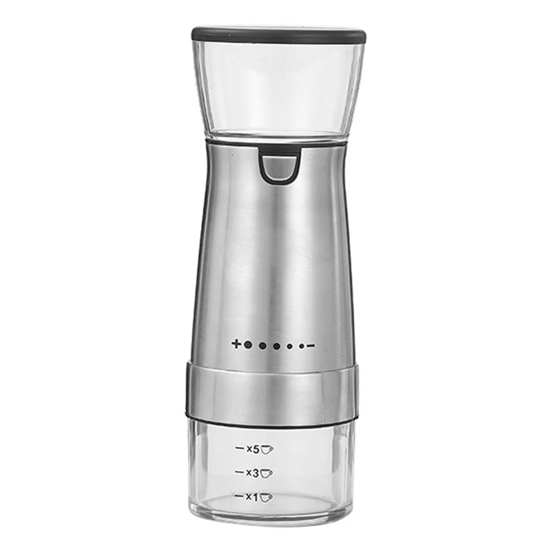 

USB Rechargeable Coffee Grinder Electric Stainless Steel Adjustable Hand Grinder Coffee Machine Coffee Bean Grinders