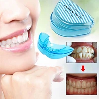 1pcs orthodontic braces dental braces instanted silicone teeth alignment trainer teeth retainer mouth guard braces tooth tray