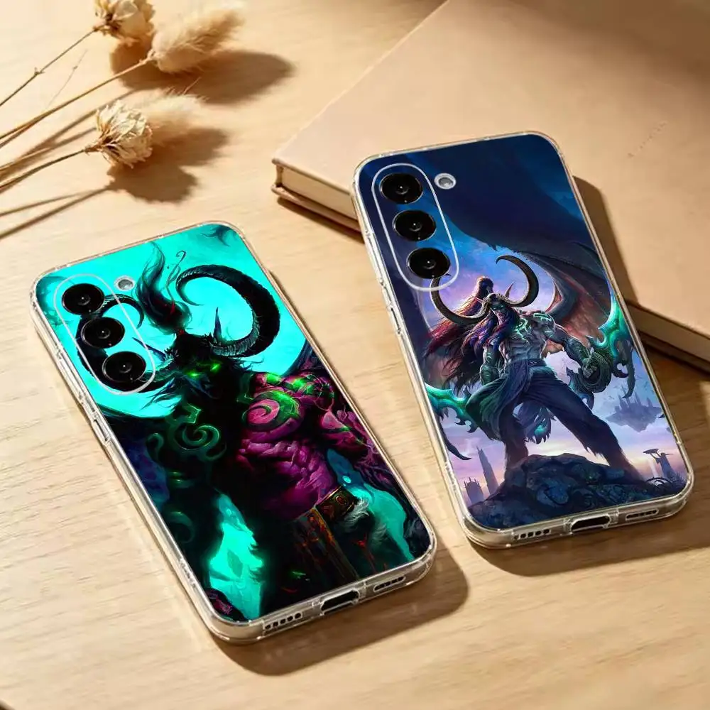 Фото Чехол для телефона WoW I-Illidan Stormrage, силиконовый, мягкий, для Samsung Galaxy A73, A72, A71, A70, A53, A52, A51. №1