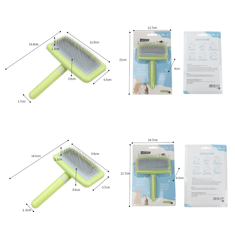 

1 Pc Pet Dog Comb Handle Comb Hair Removal Hair Removal Needle Cat Brush Fluffy Hair Removal Hair Removal Comb