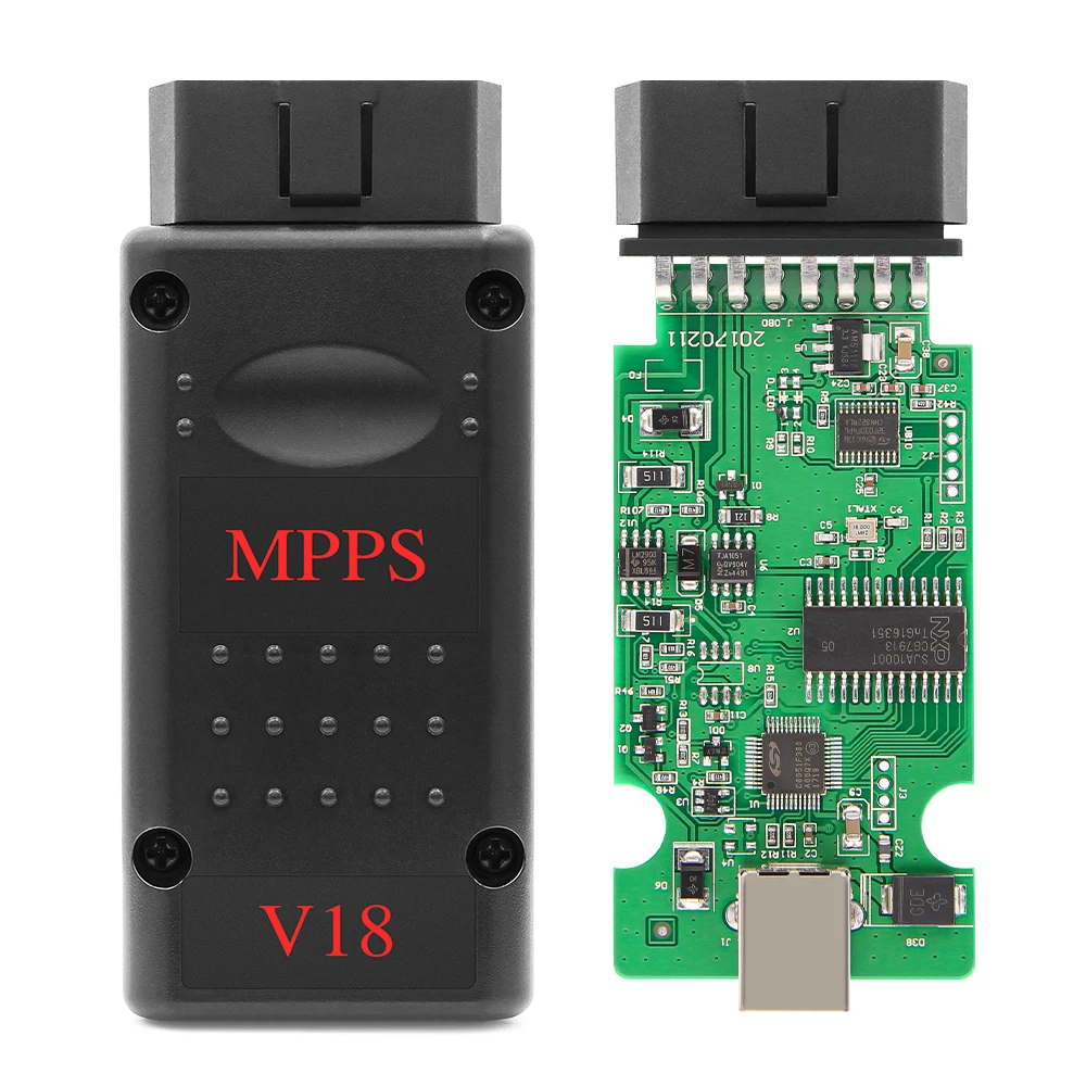 Фото правильной платы для mpps v18 Ecu-сканер MPPS V18 для чипа OBD2, основная + трехколесная + многозагрузка, для 
