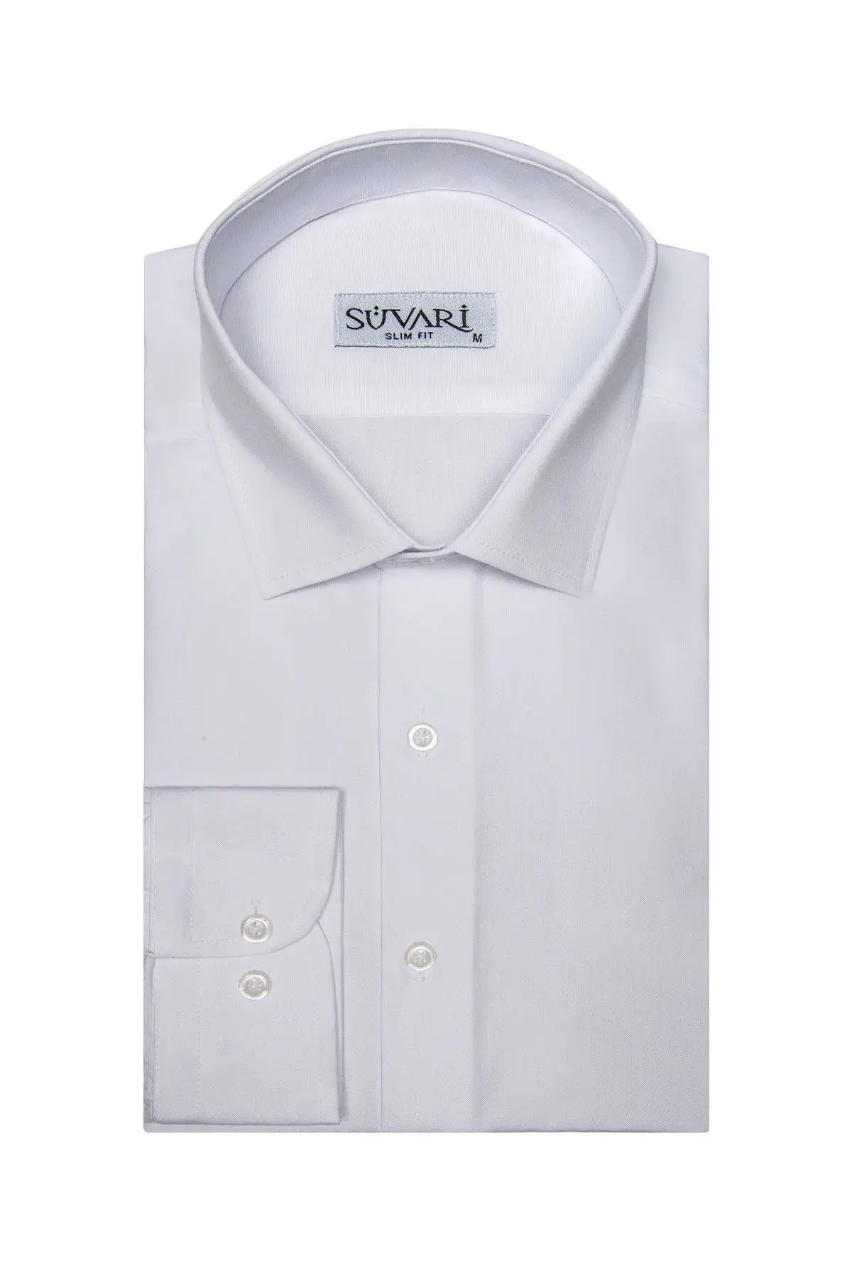 

Мужская Тонкая Плоская белая рубашка