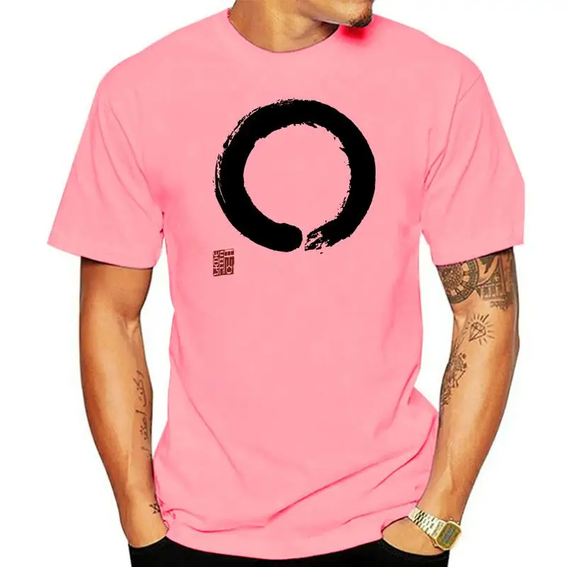 Японская футболка Enso Circle японская каллиграфия буддизм буддийская Йога женская и