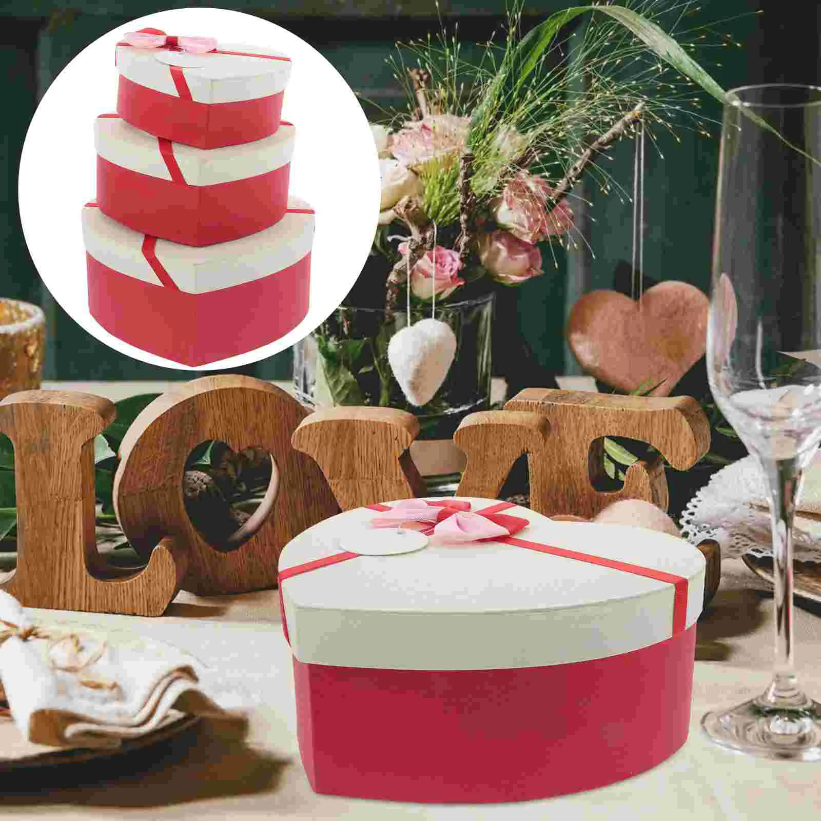 

3pcs Bridesmaid Gift Box Party Gift Box Wedding Party Gift Holder Lipstick Wrapping Box