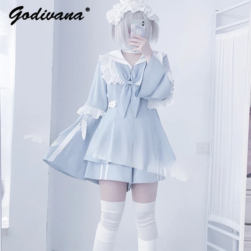 Женское кружевное платье и шорты Japanese Mine Medical Series весеннее свободное разных