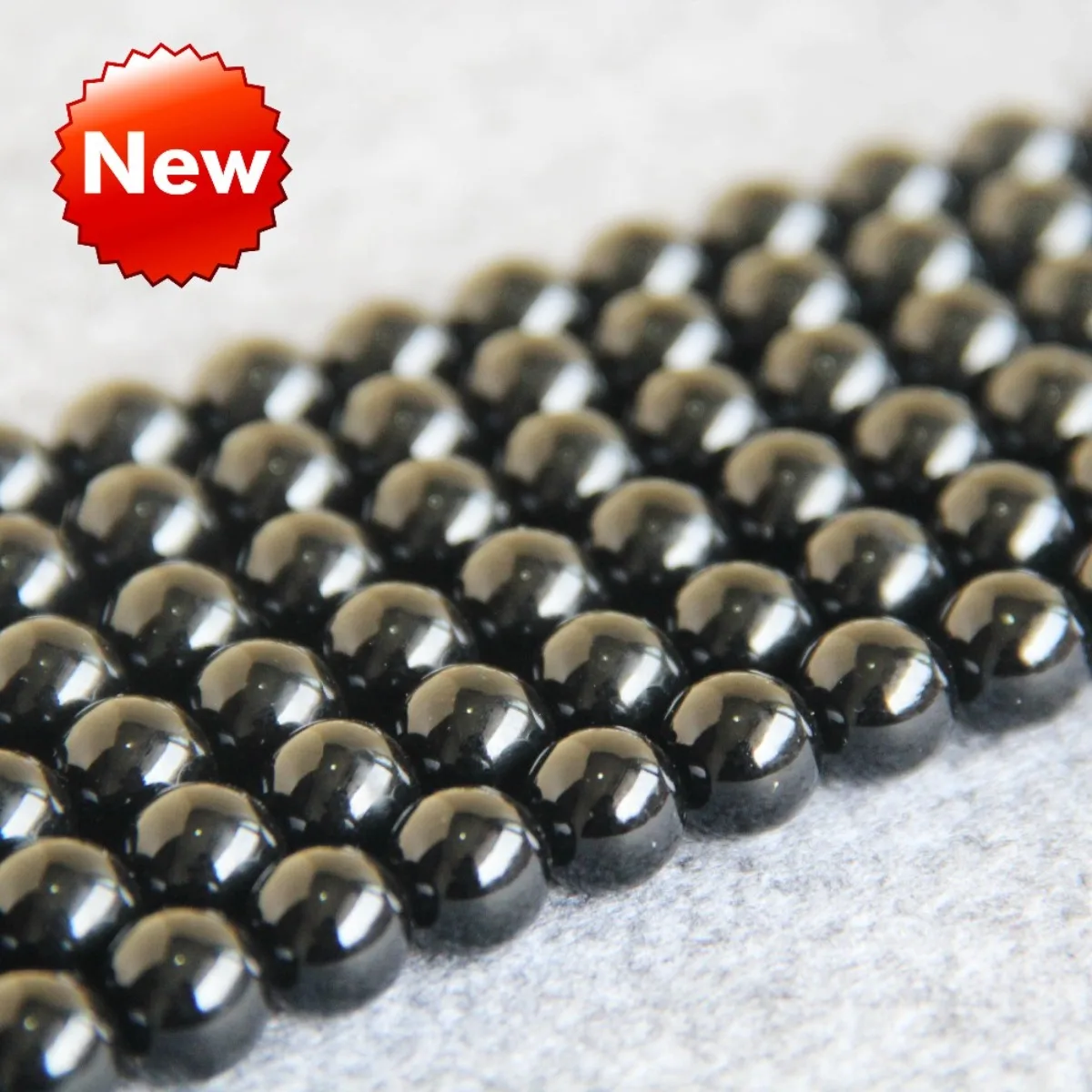 

New 6 8 10 12mm Black Shell Pearl Beads SeaShell Loose Beads DIY Gifts For Women Girl glass Fashion Jewelry Making Design 16inch