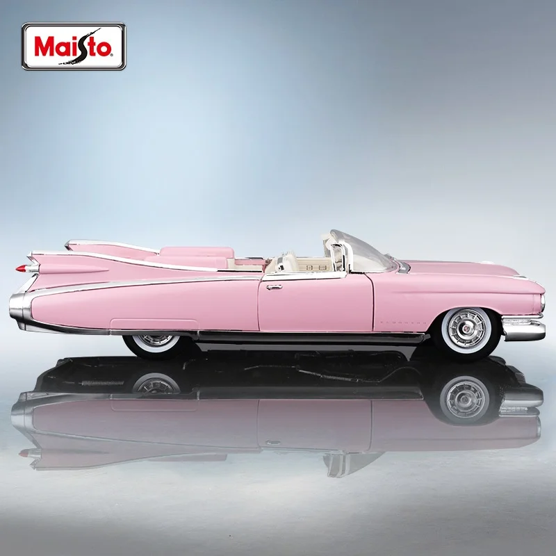 Maisto 1:18 1959 Cadillac Eldorado Biarritz Розовая модель автомобиля