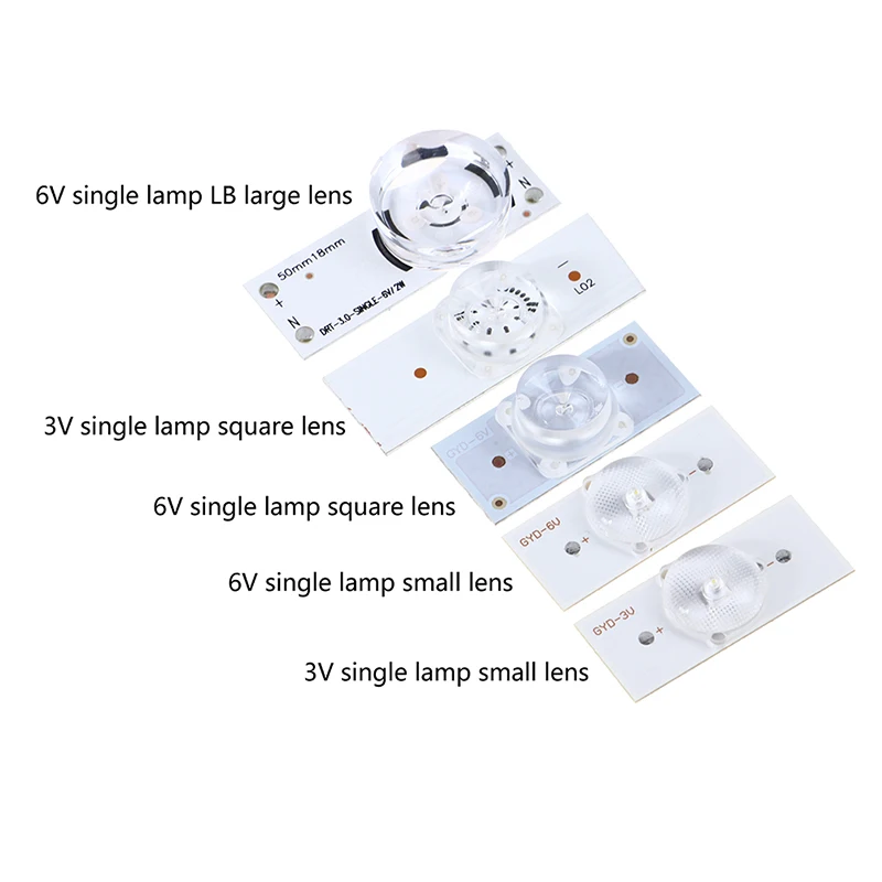 

3 В, светодиодный в, светодиодная лампа с выпуклыми алюминиевыми вогнутыми линзами для ЖК-телевизора 26-65 дюймов
