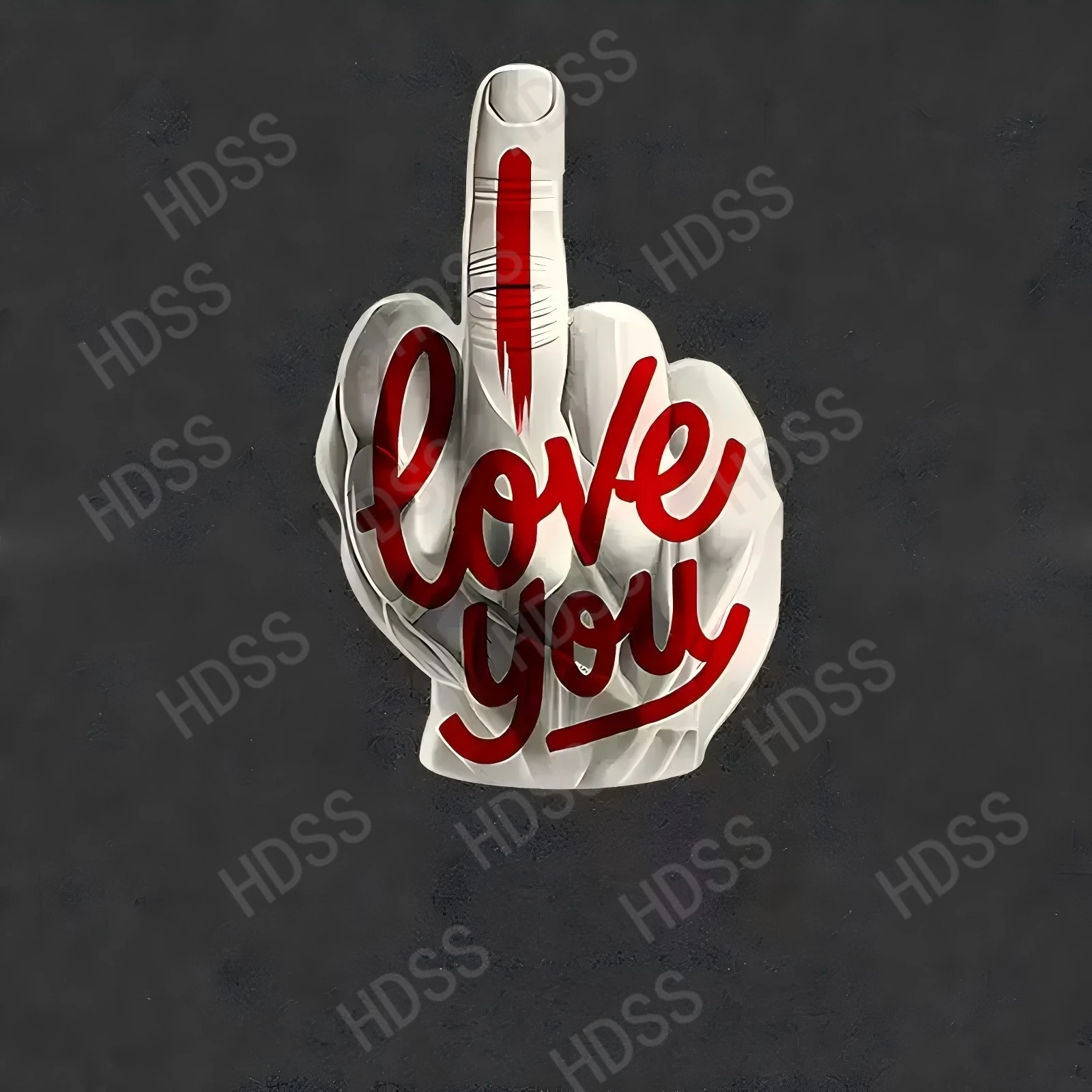 HDSS-интересованные автомобильные наклейки на палец декоративная вкладка для