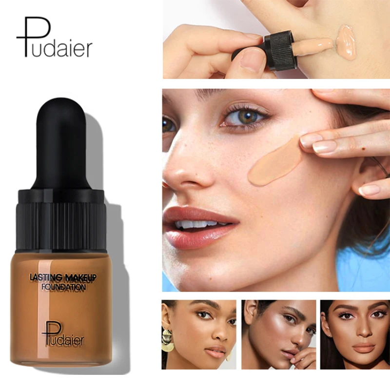 

1PC Liquid Foundation Full Coverage Concealer Cream Oil-control Moisturizer Contour Matte Breathable Base Makeup Foundations
