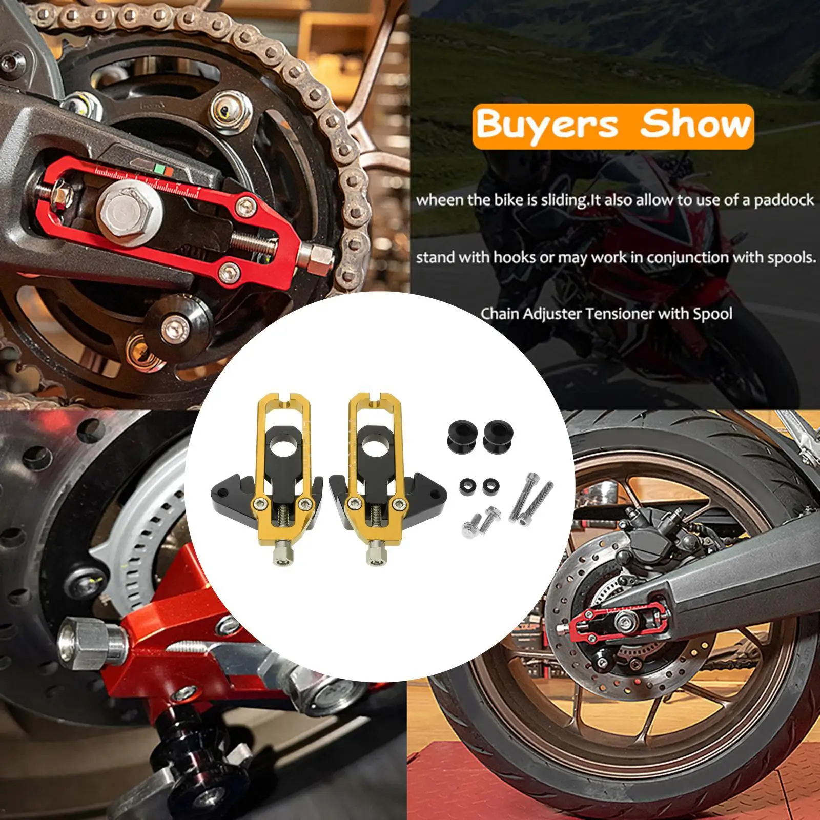 

Chain Adjusters Spools Slider for CBCBRAccessories Durable