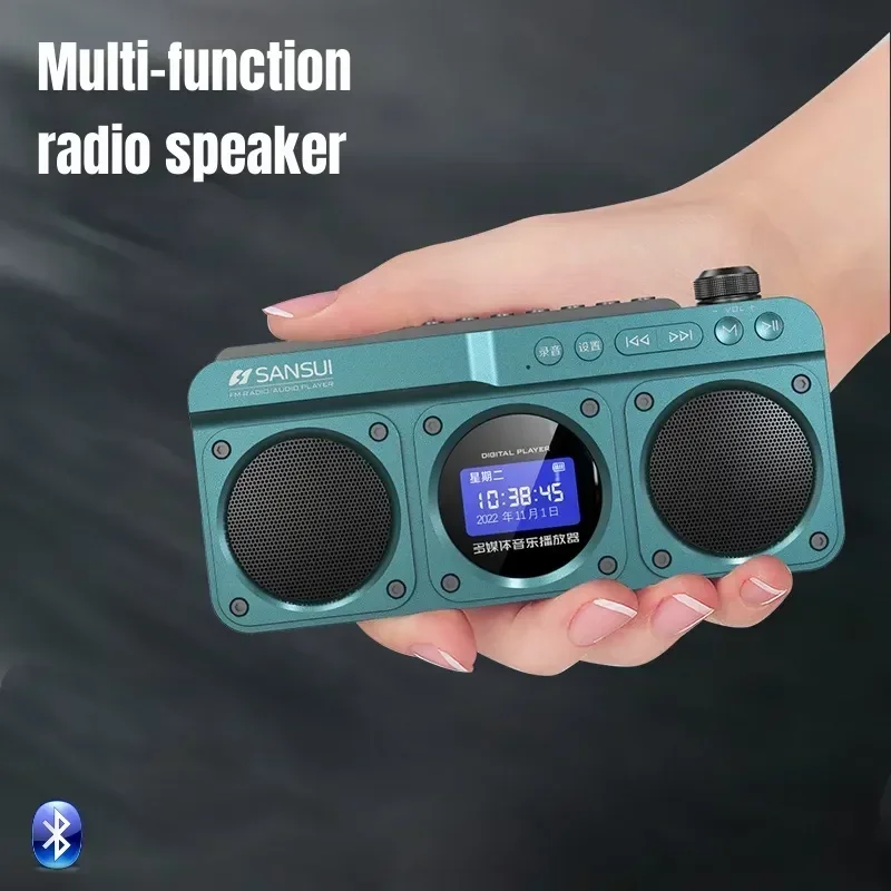 Портативный FM-радиоприемник SANSUI F28 MP3 плеер уличная карта беспроводные