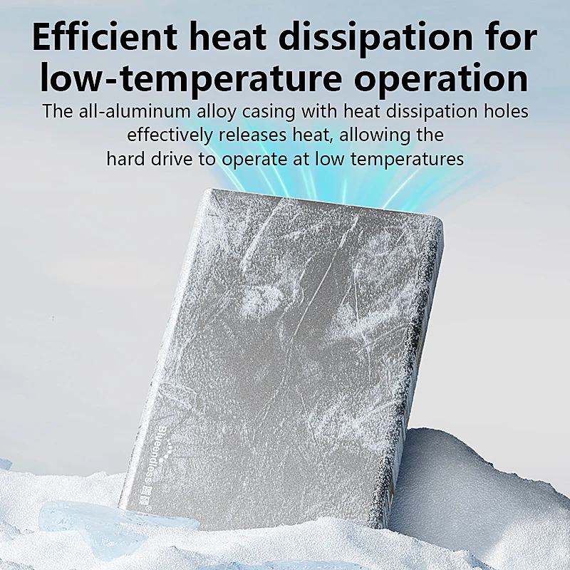 Blueendless Новый алюминиевый корпус HDD Корпус 2 5 Внешний дюймовый жесткого диска SATA Usb