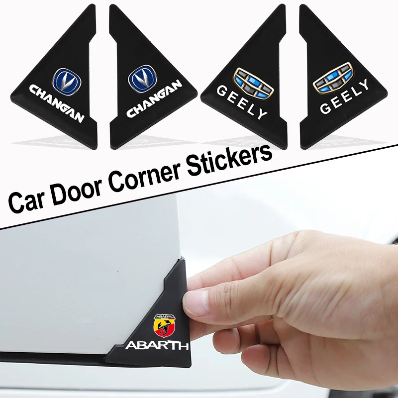 

2pcs Car Door Corner Sticker Decoration for Honda Civic 2006-2011 CRV Accord Civic Suzuki Grand Vitara Swift SX4 Car Accessories