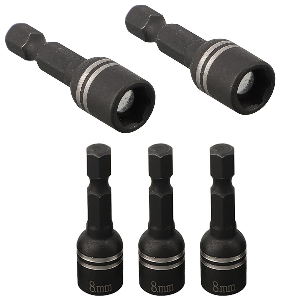 5 шт. 8 мм магнитная гайка отвертка торцевой ключ шестигранный хвостовик адаптер