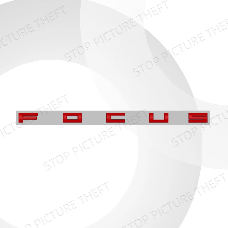 

Металлический сплав для Ford Focus с буквенным логотипом, наклейка на багажник автомобиля, крыло, украшение, эмблема, значок, аксессуары