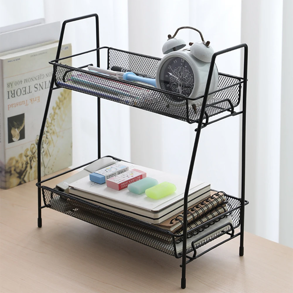

Multifunctional Spice Rack Organizer Desktop Rack Cosmetic Stationery Storage Bathroom Shelf For Kitchen Badroom Bathroom @LS