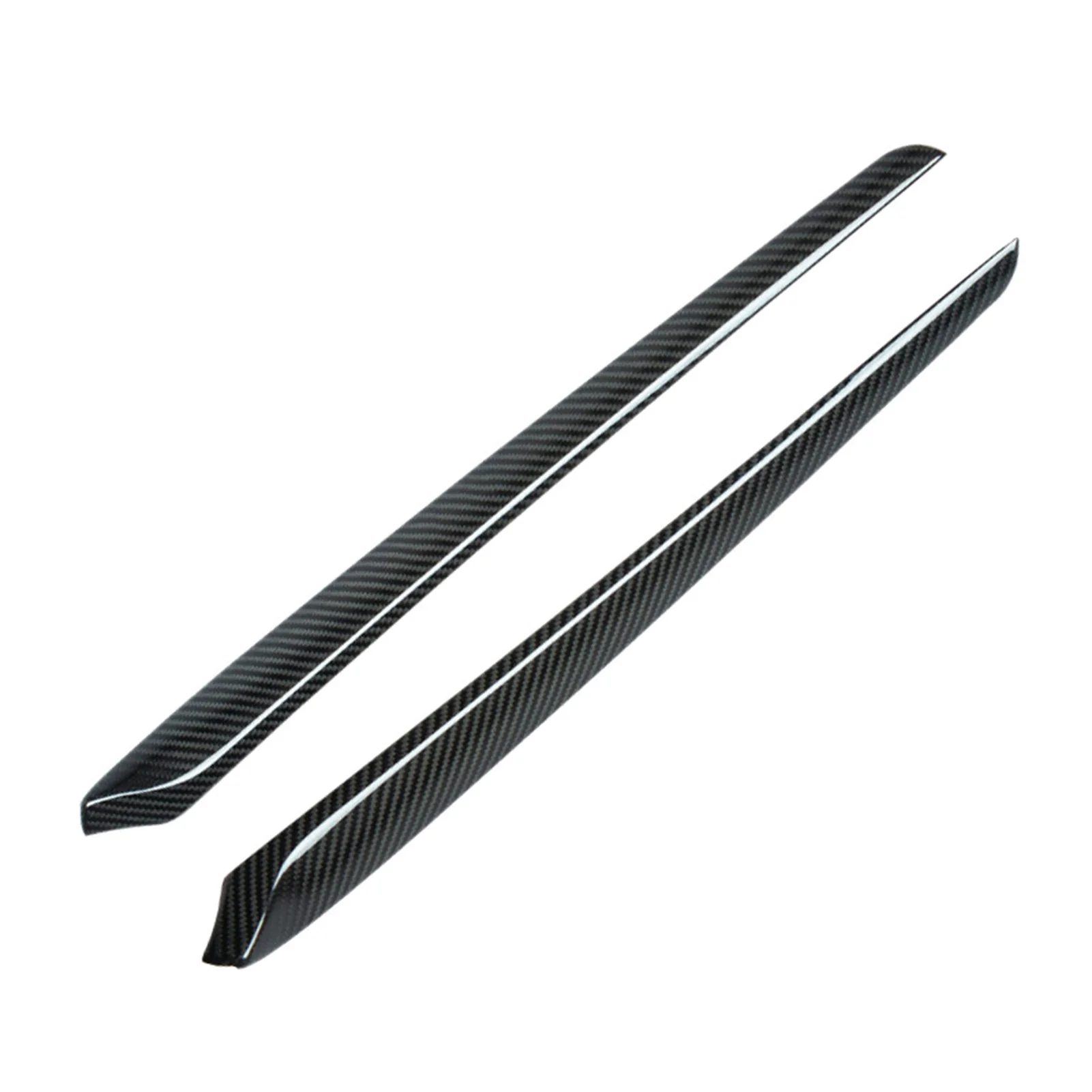 

1 Pair 2021 Model 3 Door Trim Car Decoration Interior Accessories Carbon Pattern Cover Compatible With 2021 Model 3 Model Y