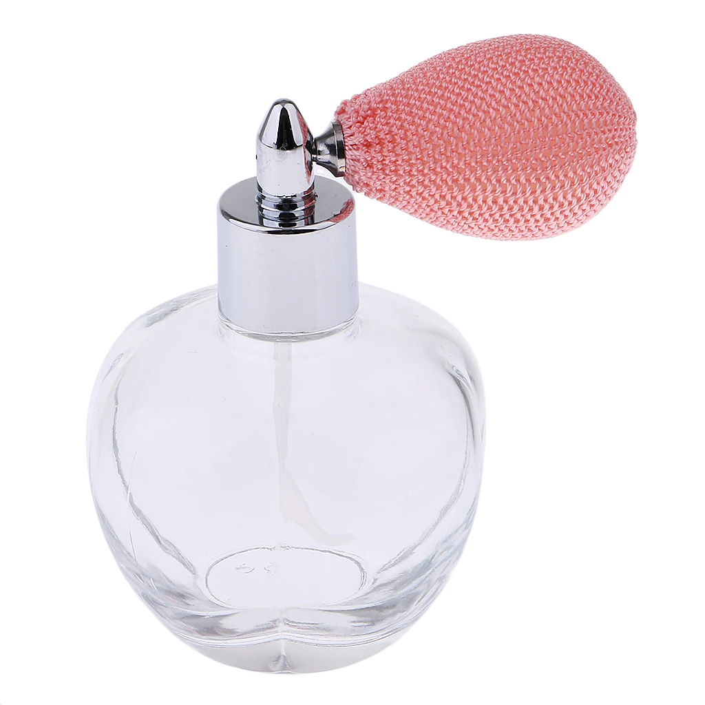 

Perfume Atomisers Refillable Bottle Crystal Spray EMPTY Glass 100ml Cute Shape