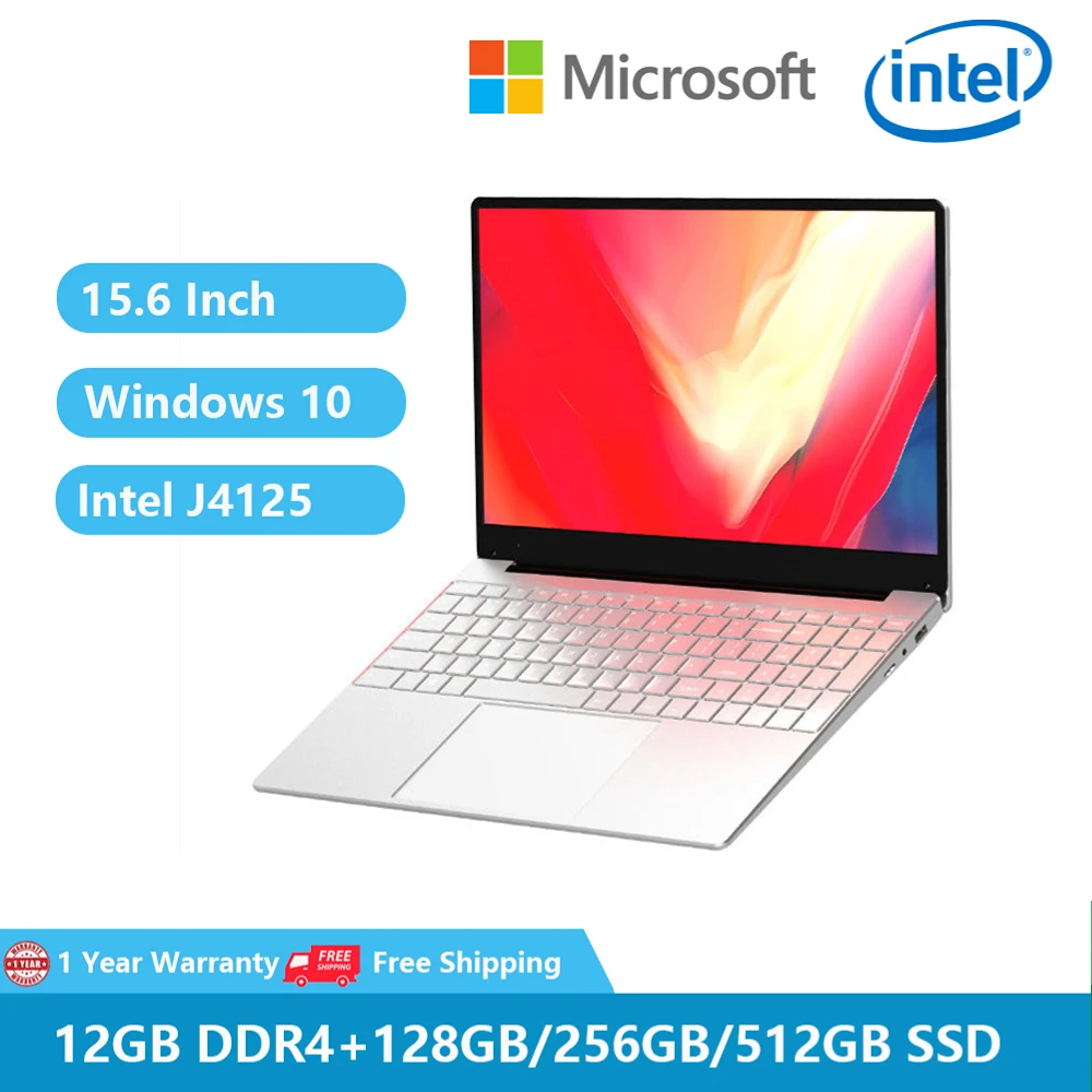 2022 Desktop Notebook Gaming Laptop Backlight Keyboard Office Computer Ultrabook 15.6