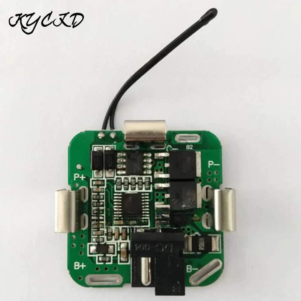 

BMS 4S 16.8V 8A Screwdriver Li Ion 18650 Battery Charging Board Short Circuit/NTC Temperature Protection With DC Connector