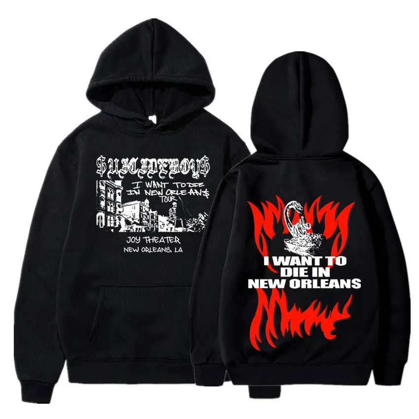 

New $uicideboy $Hoodie Suicide Boys' New Orleans Music Album Aesthetic Sweatshirt Hip-hop Rap Pullover Street Clothing 2023