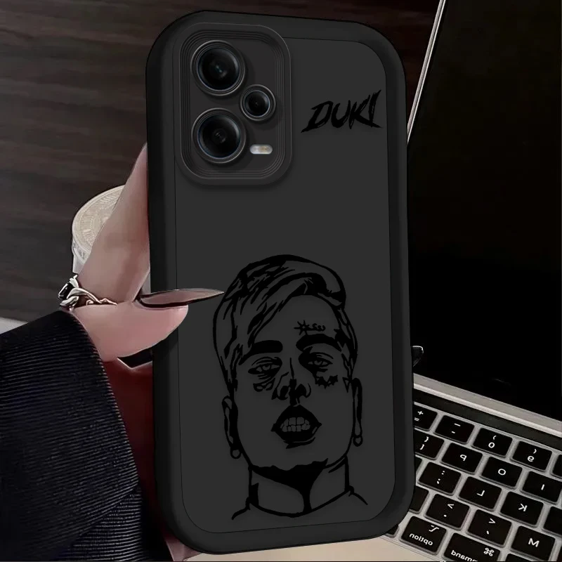 Крутой чехол для телефона Duki Rapper для Xiaomi Redmi 14C 13C 12C 12 4G A3 A3X Redmi Note 14 13 12 11 Pro Plus 5G 12S 11S 10S 10 9 Cover (art.: 3920cdc963bc2) - 3920cdc963bc2