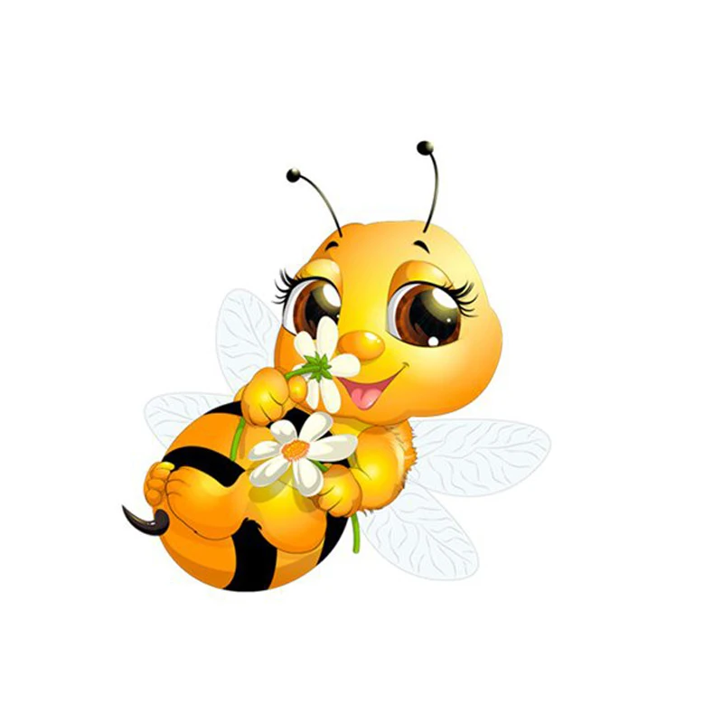 

M1040 # Мультфильм красивый милый медовый пчела Водонепроницаемая Виниловая Наклейка Автомобильные аксессуары декор наклейки для автомобилей