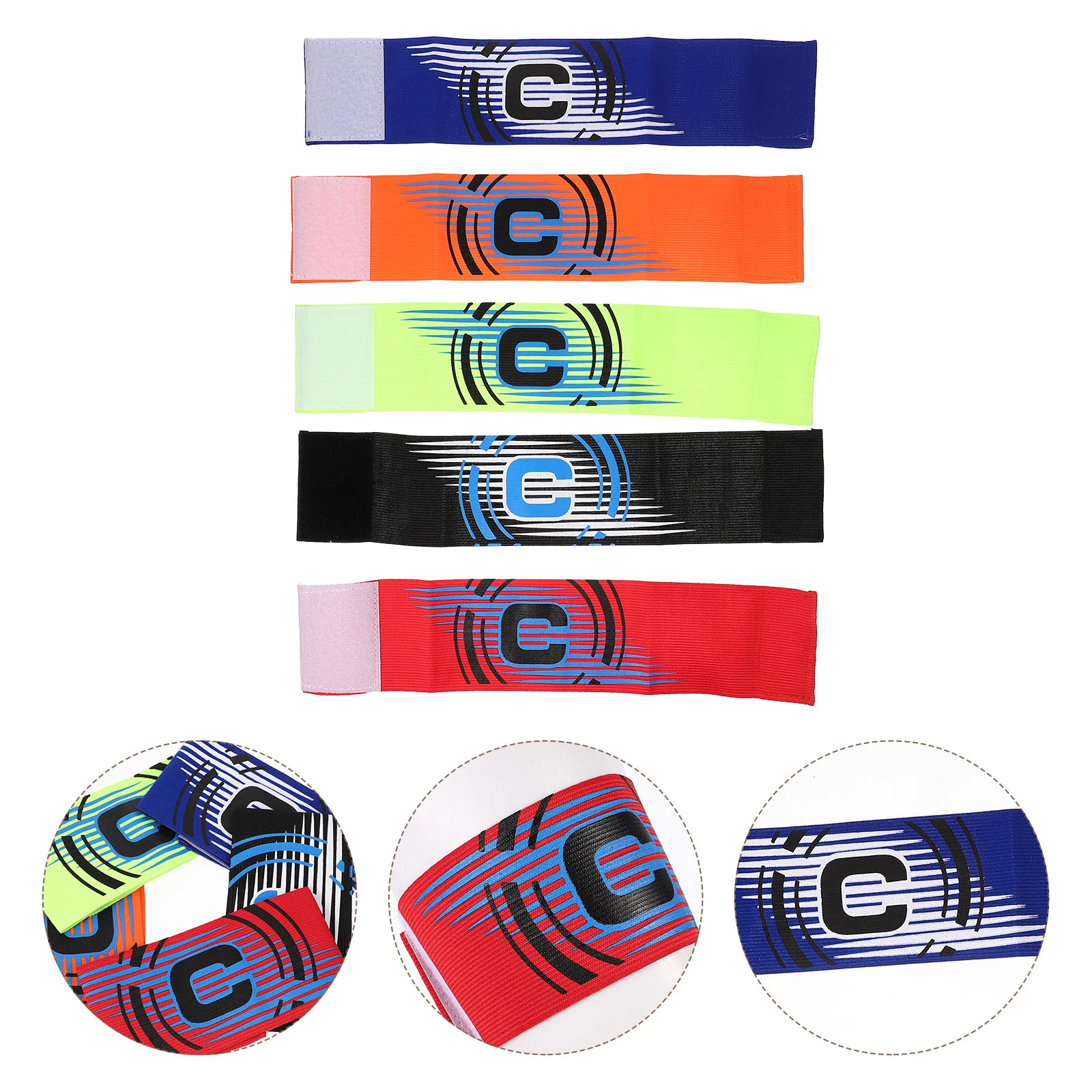 

Armbands Captain Football Soccer Team Bands Armband Leader Wear Mark Resistant Anti Sign Outdoor Match Arm Band Colored