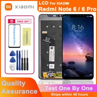 6 26 original lcd display for xiaomi redmi note 6 pro lcd touch screen digitizer assembly for redmi note 6 lcd replaceable