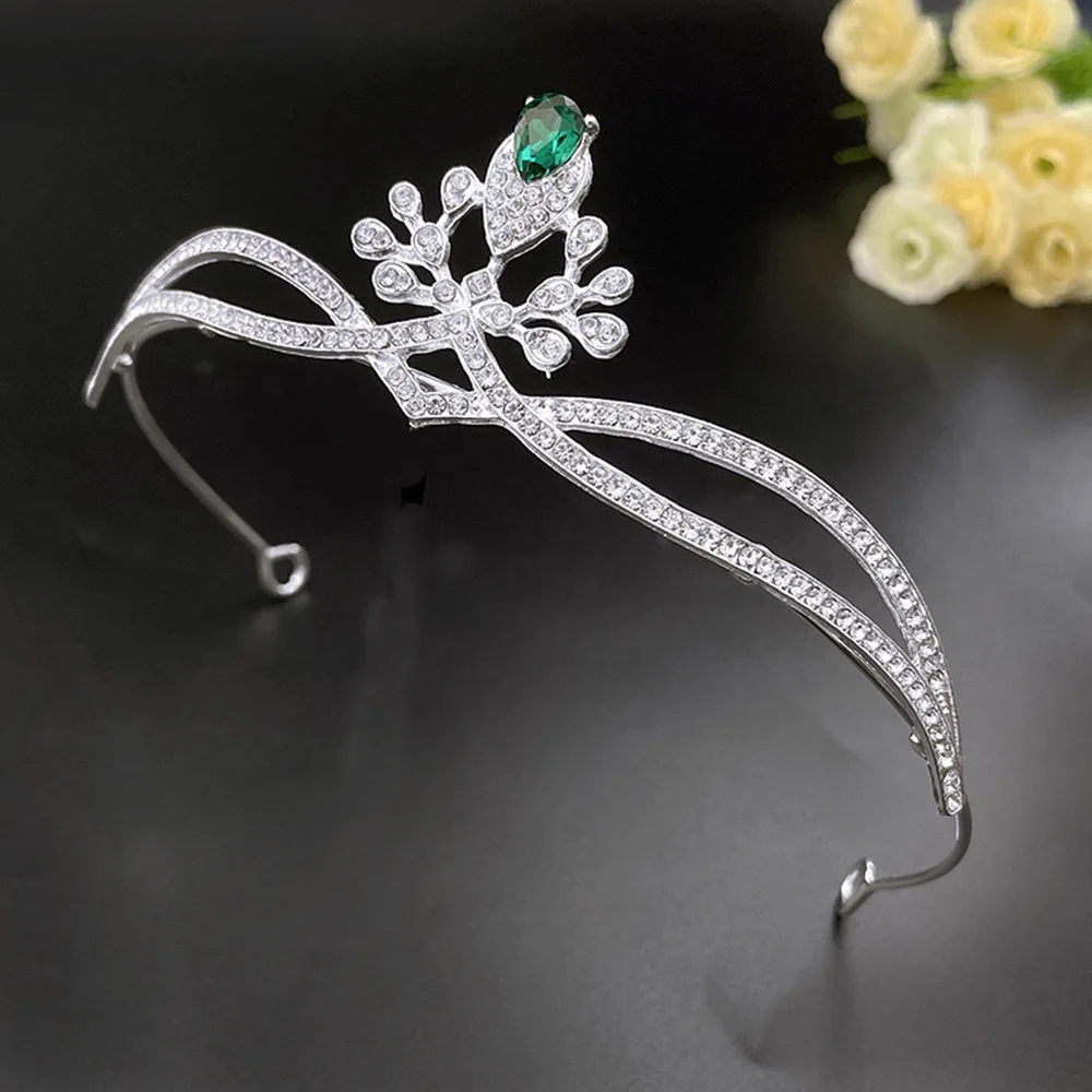 

Star Same Crown with Rhinestone Bride's Crown Wedding Dress Accessories Tiara Ornament Headdress 14.00 * 14.00 * 4.00cm LL@17