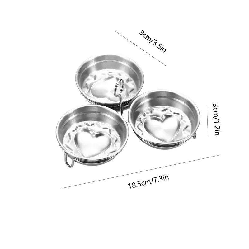 Яйцеварка из нержавеющей стали для приготовления яиц 3 антипригарная Пароварка с