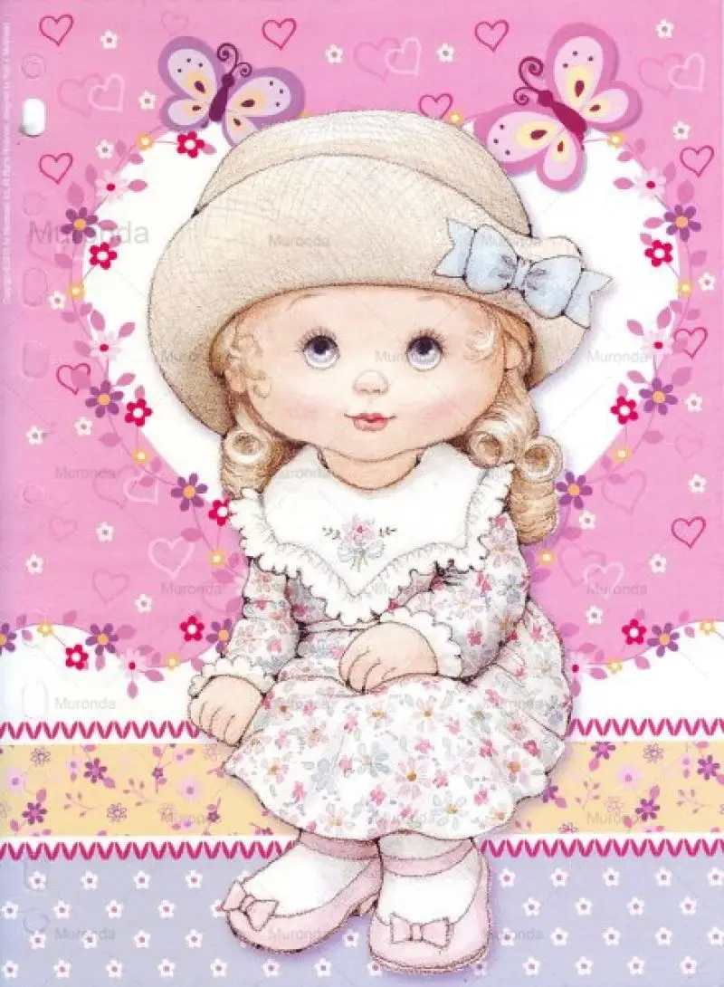 5D DIY мультфильм милая кукла алмазная живопись мозаика полная вышивка Алмазная