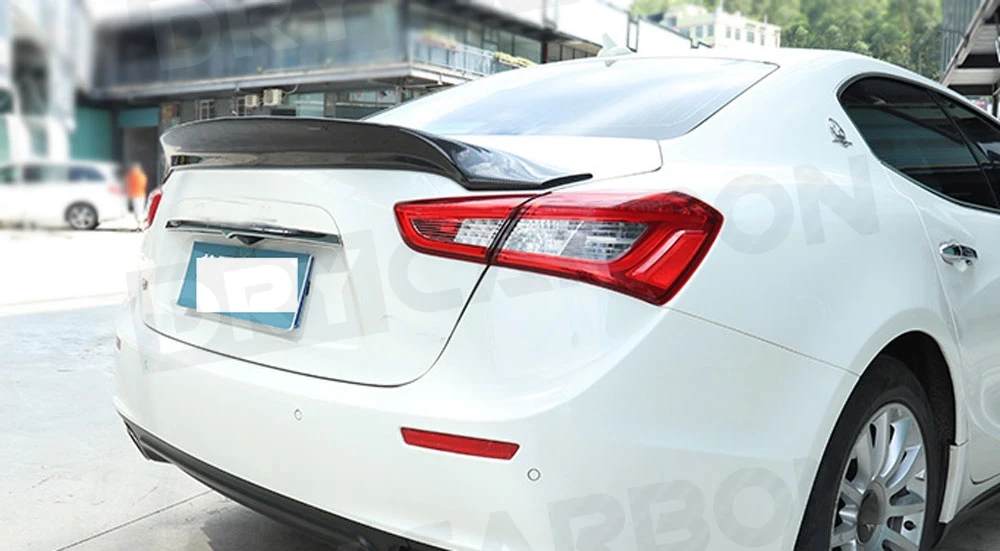 Задний спойлер из углеродного волокна крылья багажника для Maserati Ghibli Q4 2014-2017 FRP