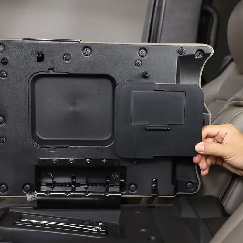 

For Hummer H2 2003-07 car styling ABS Black Car Central Control Armrest Box Hidden Privacy Storage Box Auto Interior Accessories