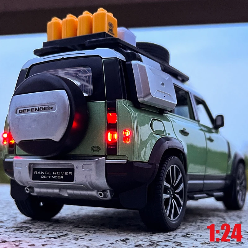 

1:24 литая модель автомобиля из сплава, новый защитный миниатюрный внедорожник, металлическая защита автомобиля, коллекционный подарок для детей, Рождественская Популярная игрушка для мальчиков
