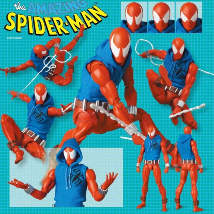 Фигурка Ct Toys Scarlet Spider Mafex 186, фигурки Бен Рейли, версия комиксов. Аниме-коллекция Человека-паука, модель Ko, игрушка на заказ, подарок (art.: 3920ca8a6cdc4) - 3920ca8a6cdc4