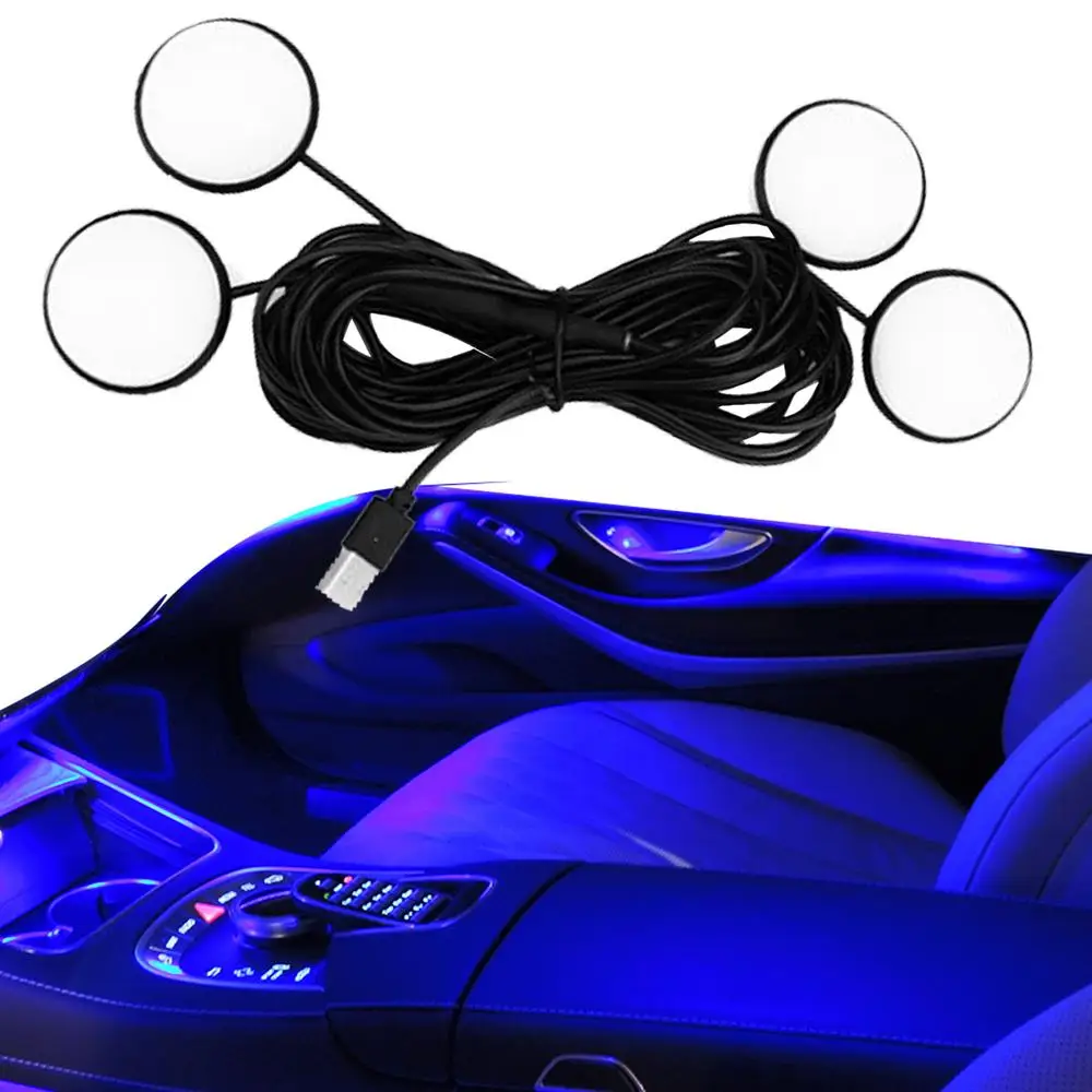 

Автомобильный интерьер, Φ, атмосфера стопы, окружающая лампа, 3 цвета, Автомобильный интерьер, декоративная неоновая лампа, 등 명 리리