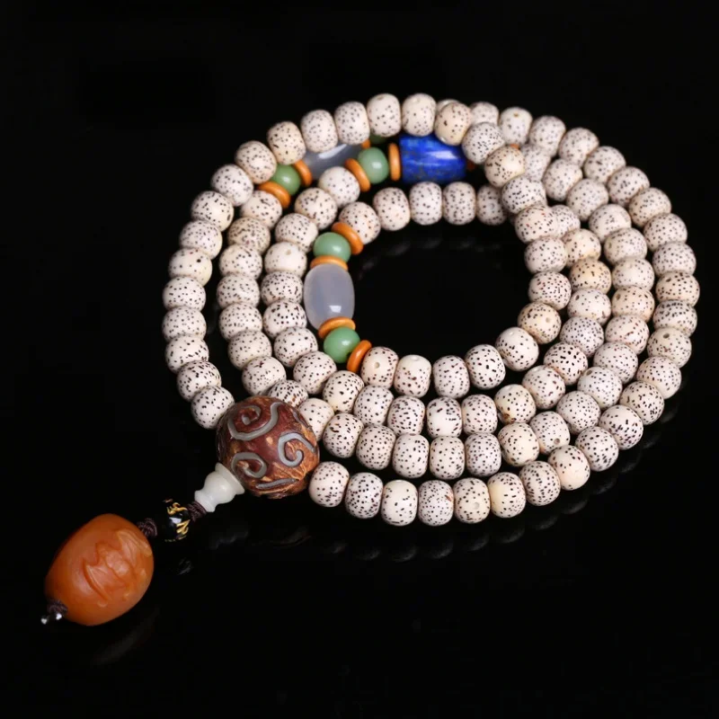 Shunbai лунный январь 108 года яркий браслет бусины Будды ожерелье прямые продажи с