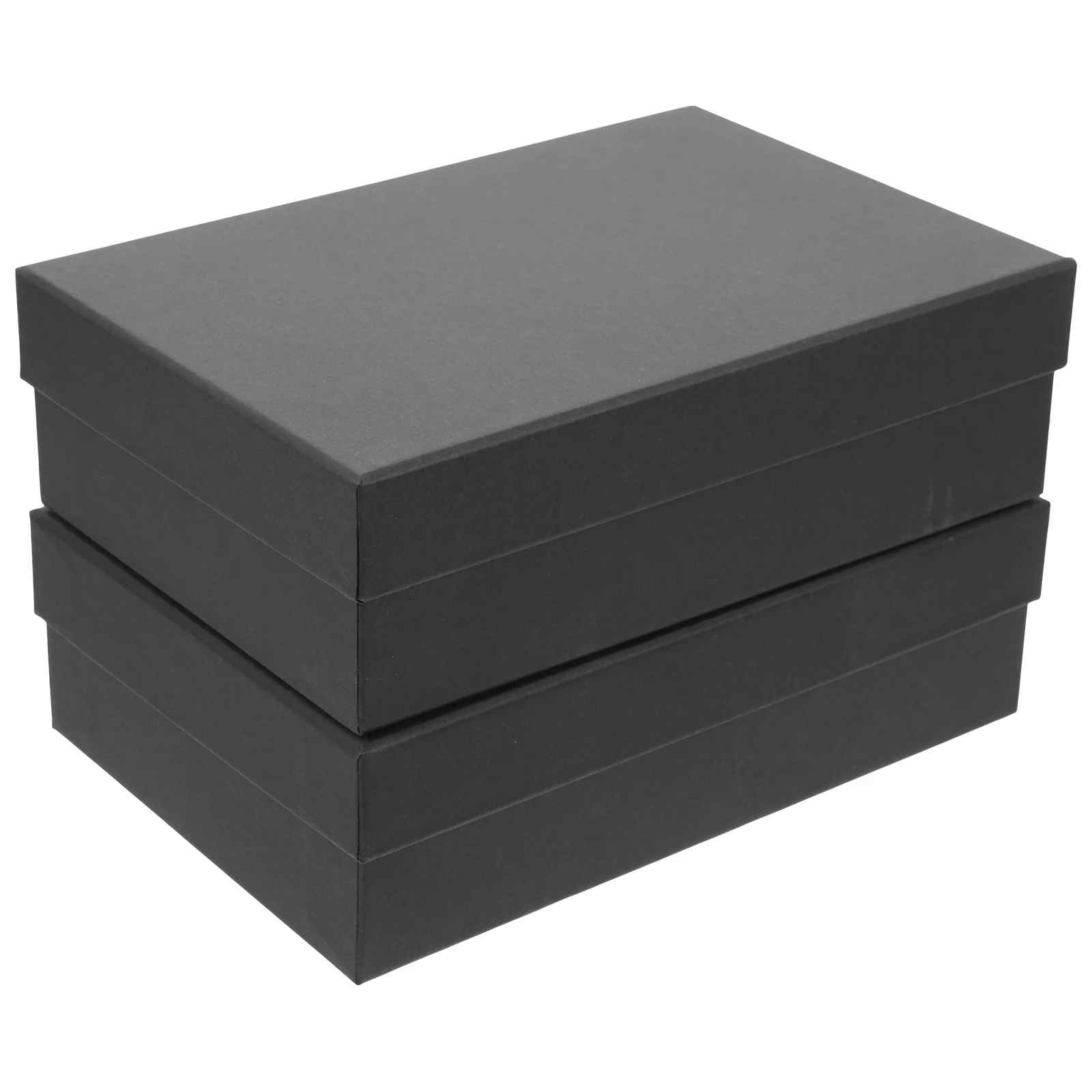 

2pcs Rectangle Shape Paper Box Kraft Paper Box Gift Box Valentine's Day Gift Wrapping Box